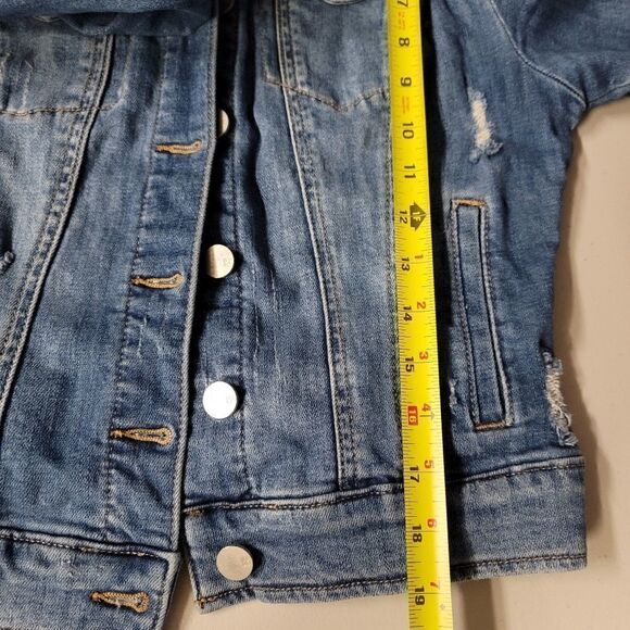 New York and company soho Jean jacket distressed - Picture 9 of 10